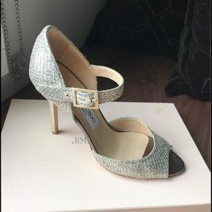 Sz7 Champagne Glitter Jimmy Choo